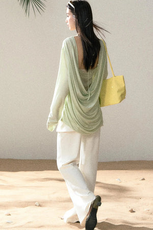 Backless Drapey Summer Set