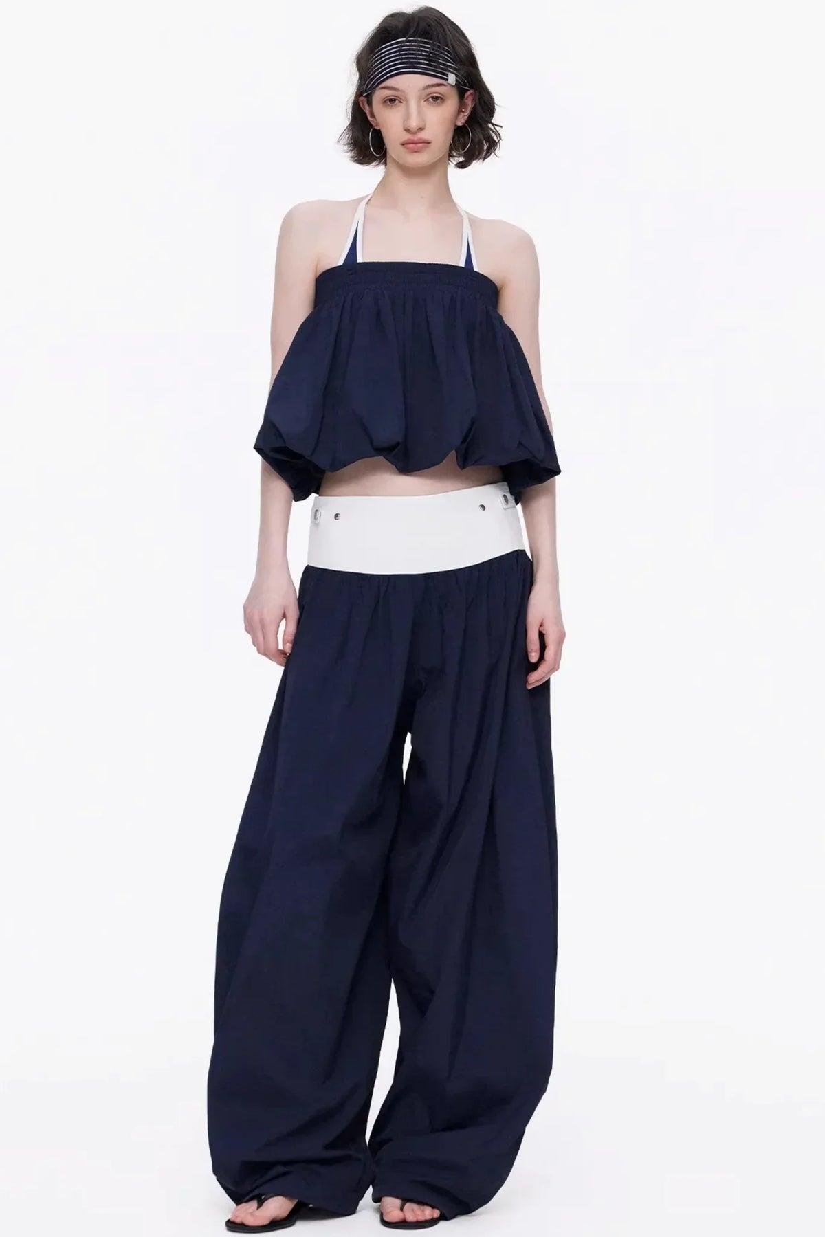 Backless Floral Tube Top Set-Up