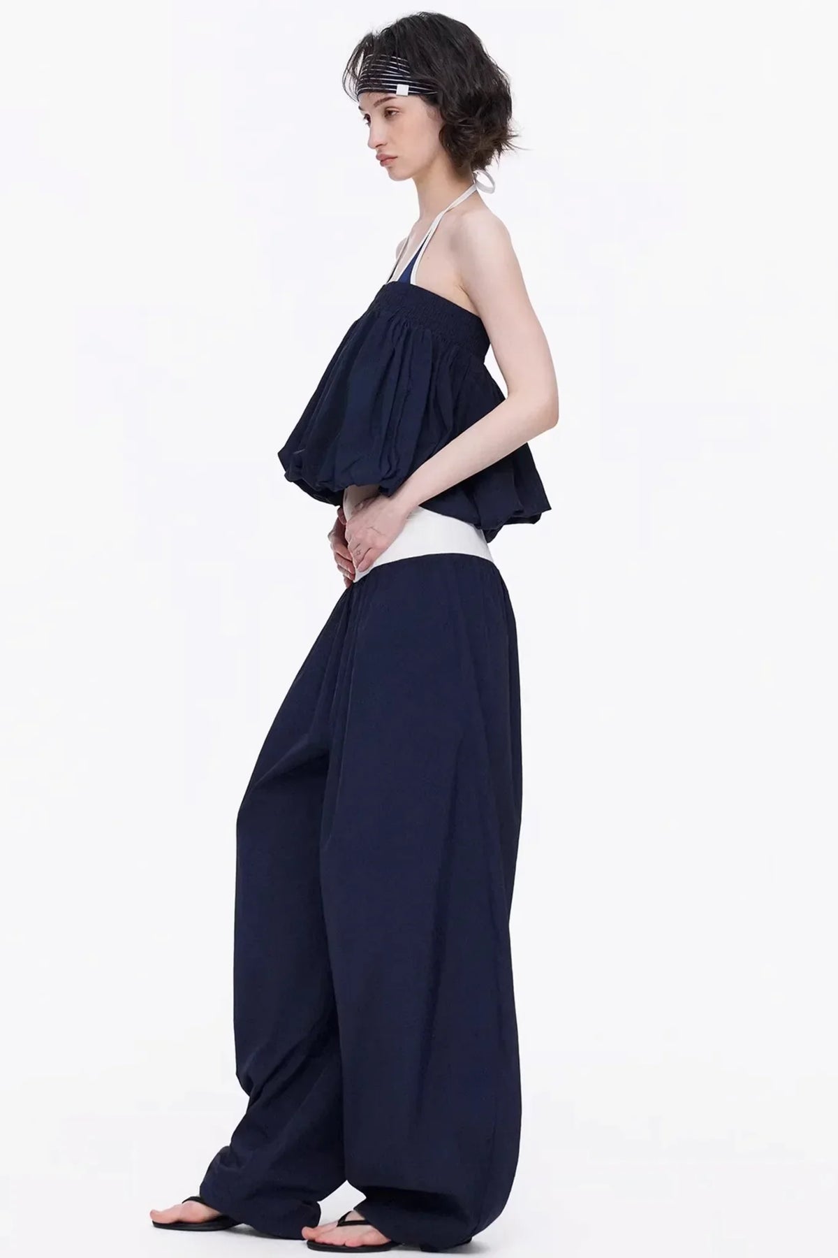 Backless Floral Tube Top Set-Up