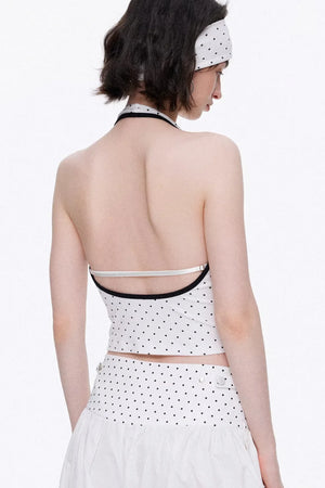 Backless Floral Tube Top Set-Up