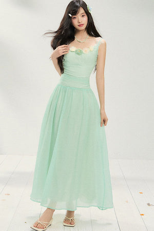 Backless Mesh Summer Dress
