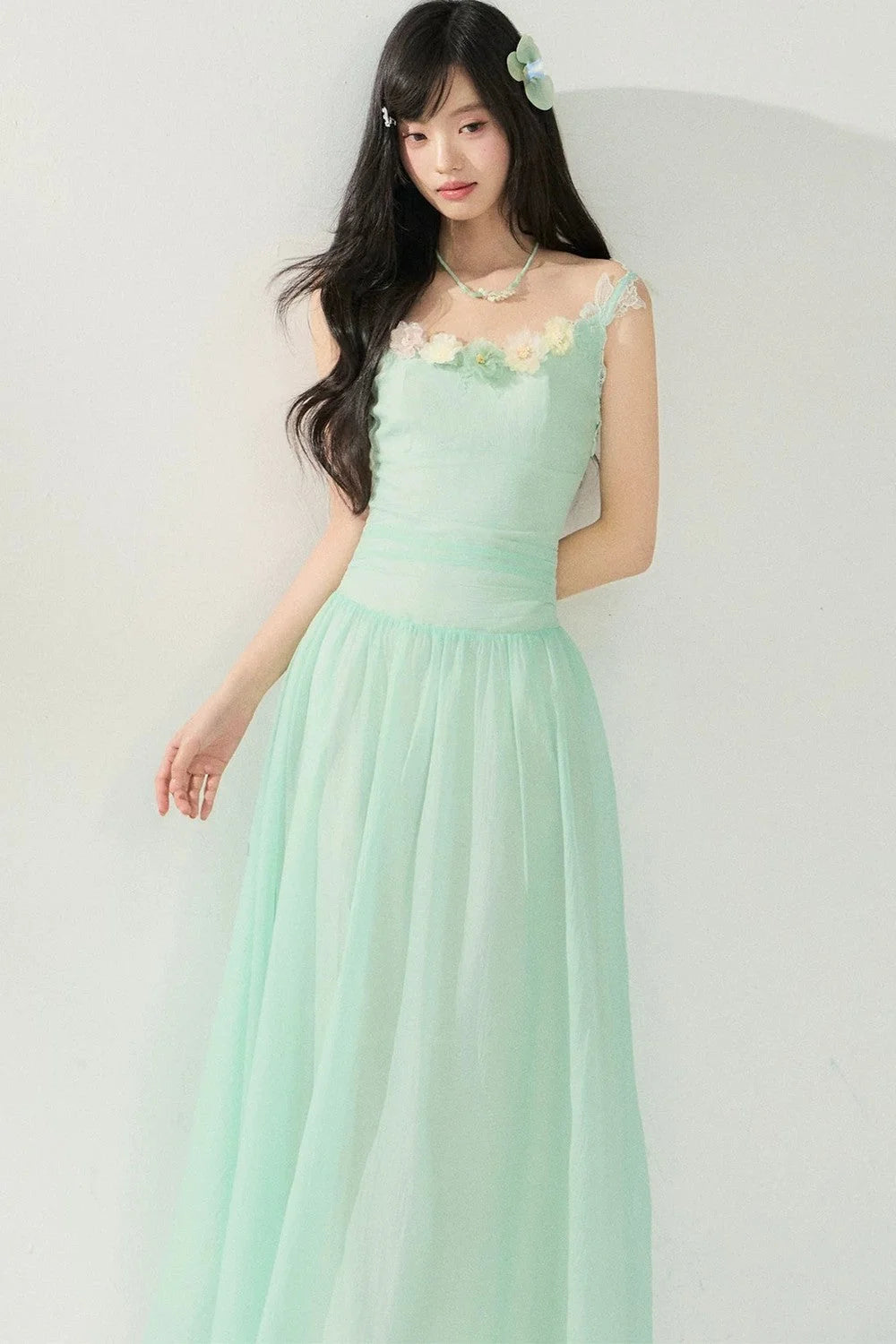 Backless Mesh Summer Dress