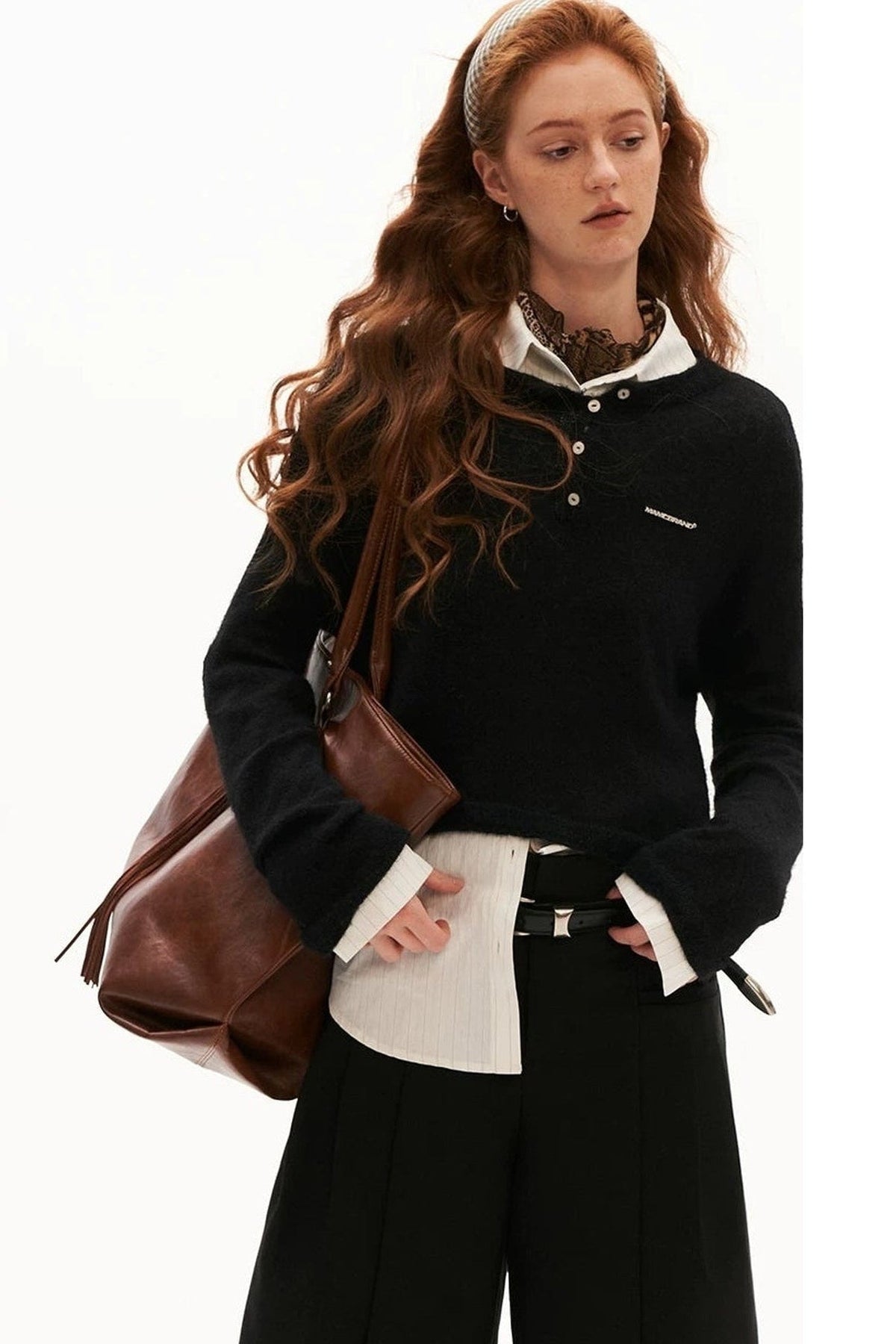 Backless Mohair Blouse