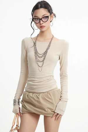 Backless Slim Top