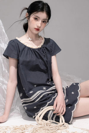 Bali Coconut Sea Embroidered Set