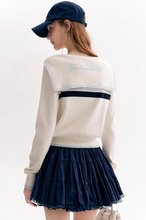 Ballet Lace Puffy A-Line Short Skirt