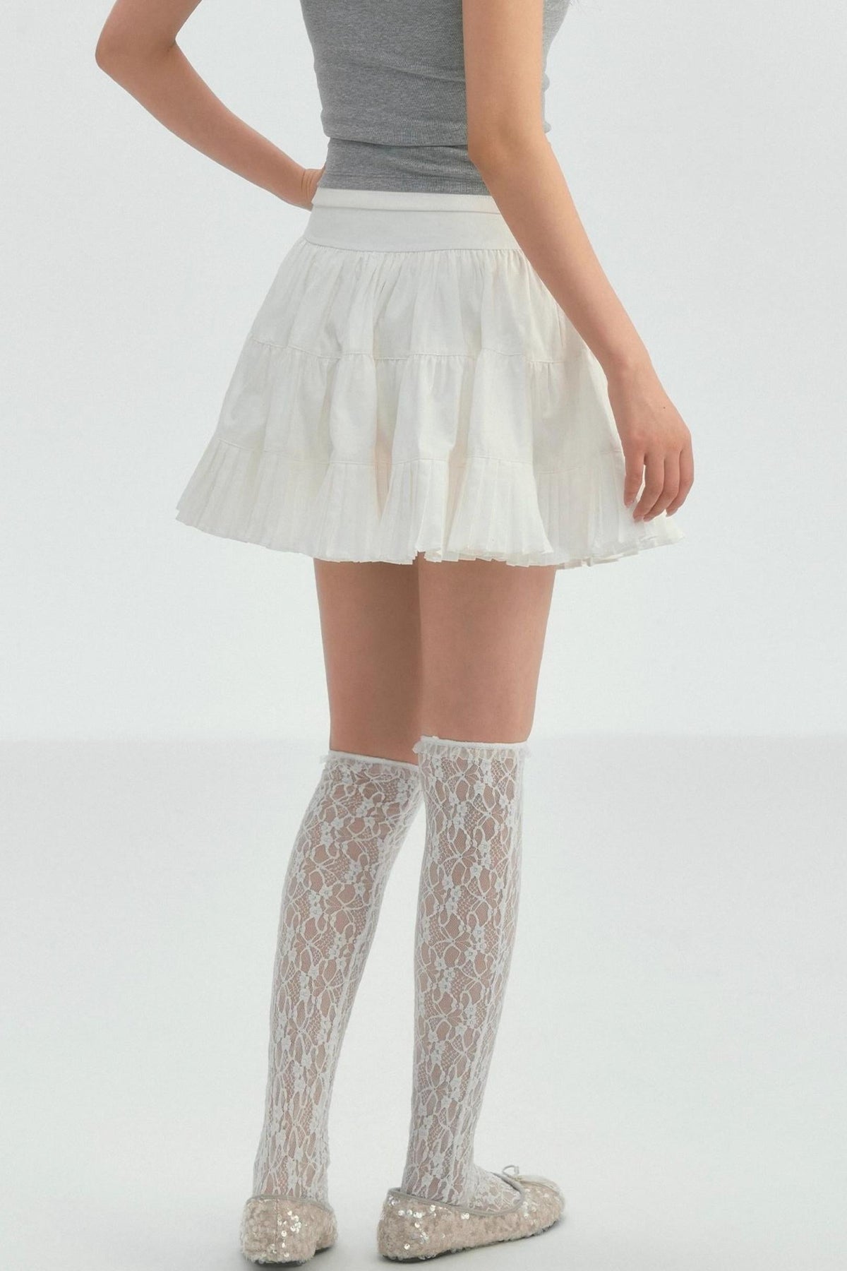 Ballet Pressed Tuck Skirt