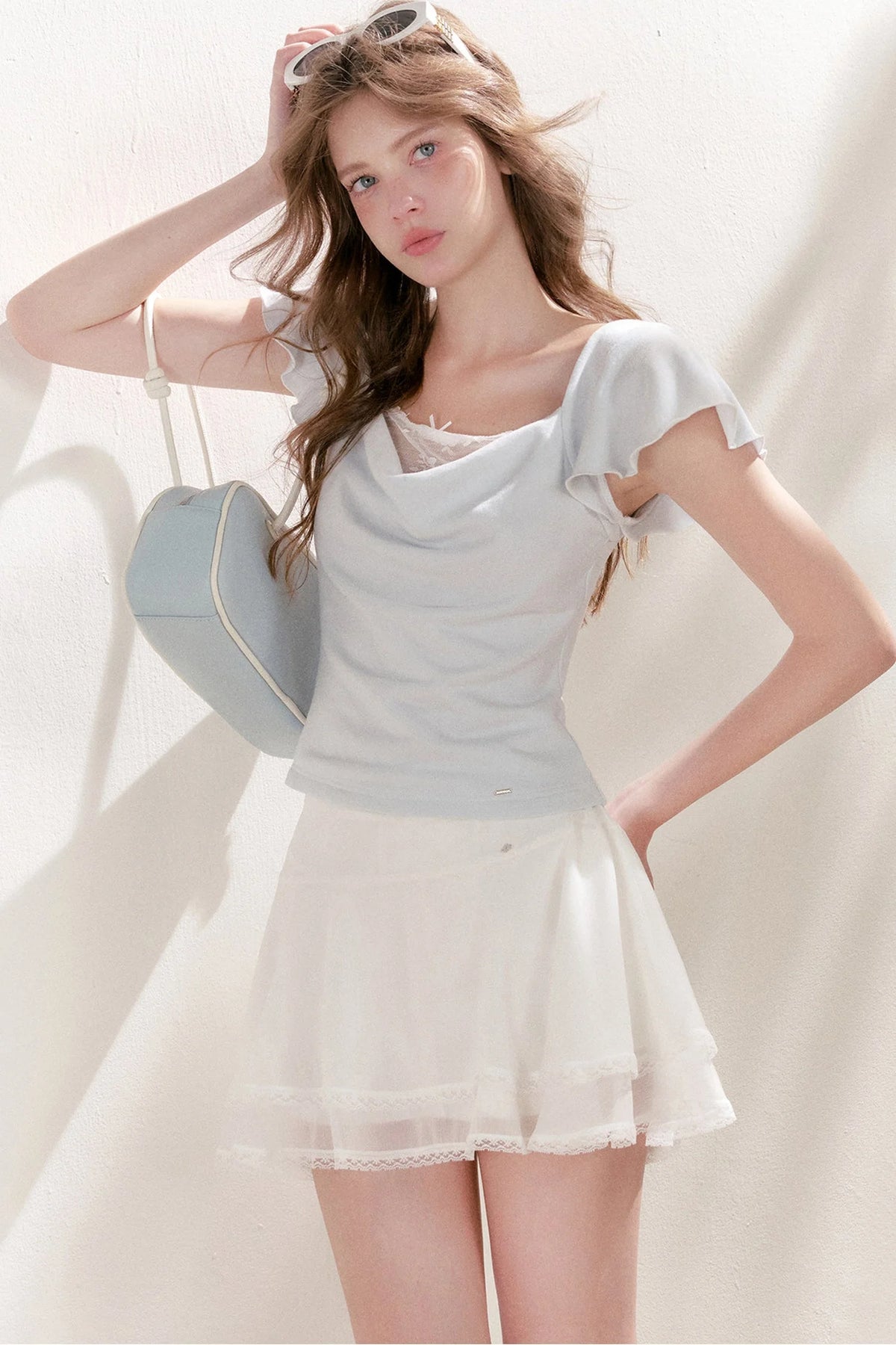 Balletcore Lace Patchwork Top