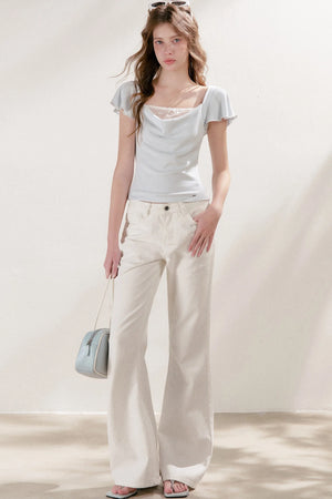 Balletcore Lace Patchwork Top