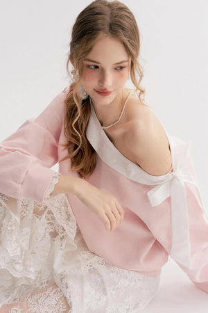 Balletcore Lace Sweatshirt