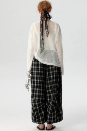 Bamboo Linen Knit Blouse