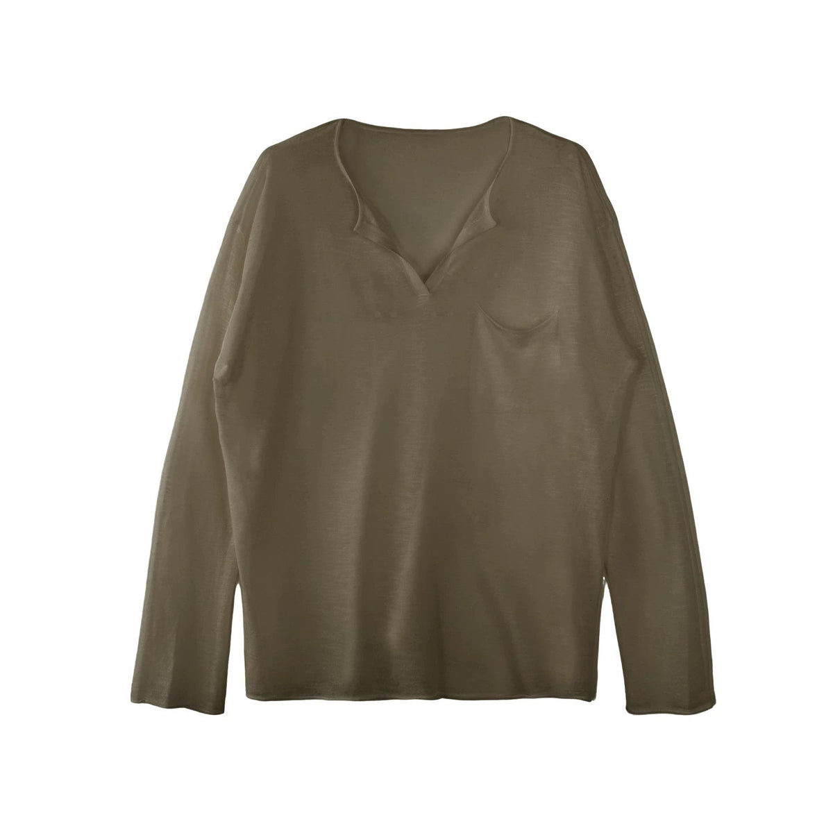 Bamboo Linen Knit Blouse
