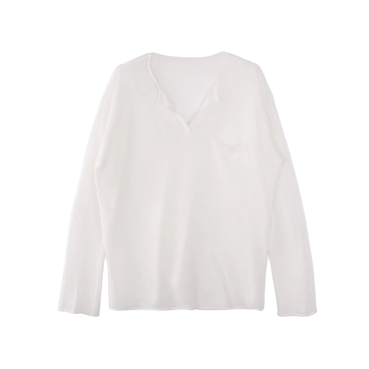 Bamboo Linen Knit Blouse