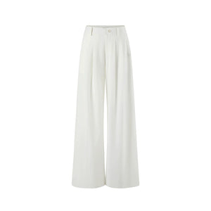 Bamboo Texture Suspender Pants Set-Up