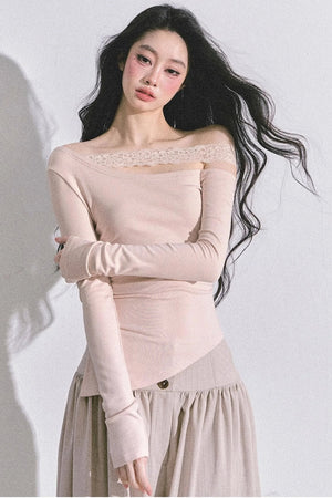 Barbaric Lace Off-the-Shoulder Top