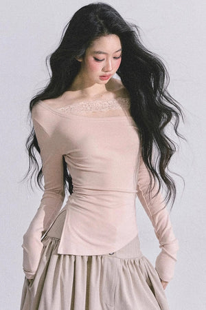 Barbaric Lace Off-the-Shoulder Top