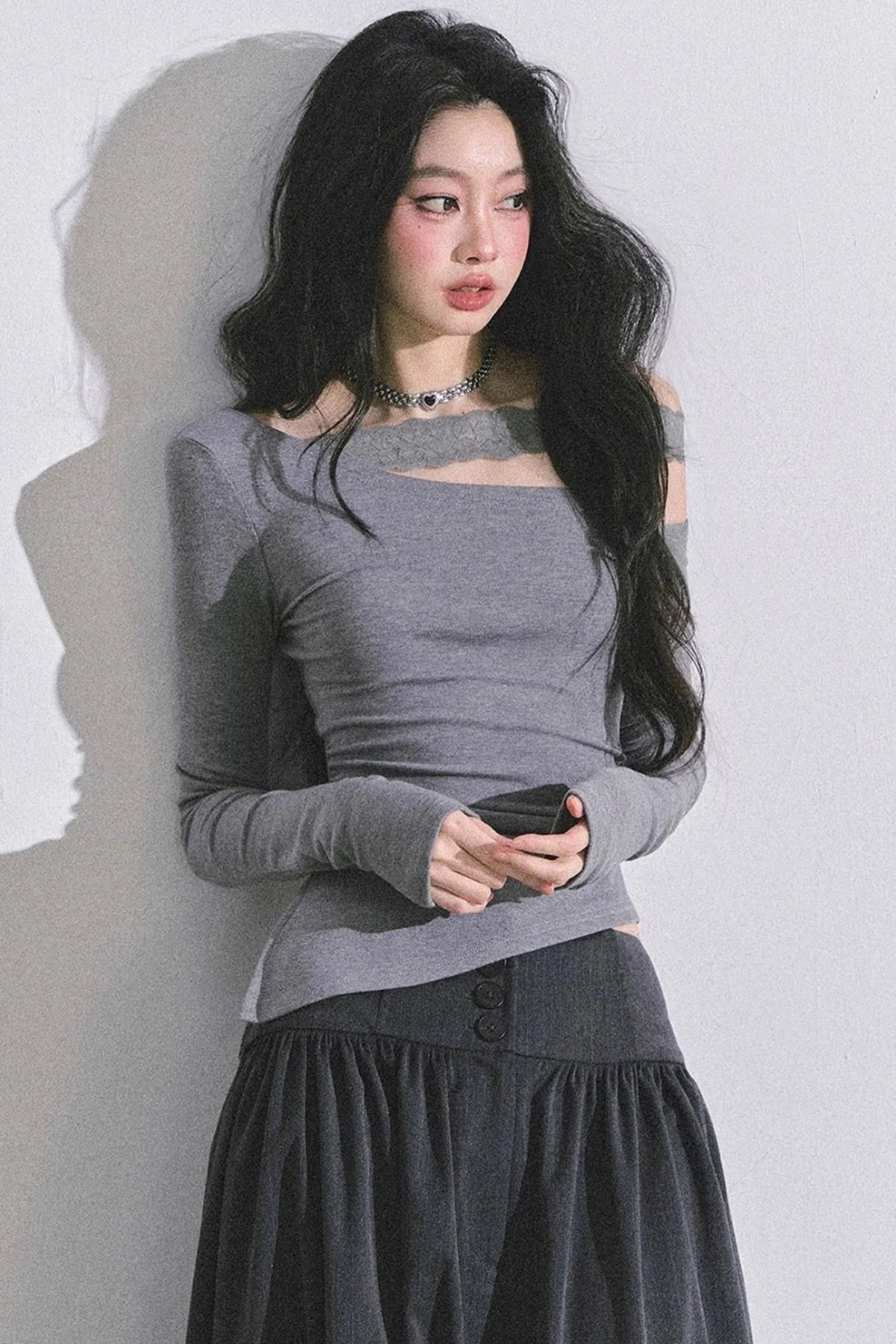 Barbaric Lace Off-the-Shoulder Top