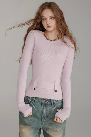 Base Layer Wool Knit Top