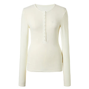Basic Slim Long Sleeve T-Shirt
