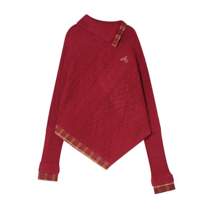 Bat Sleeve Knit With long Skirt Set-Up