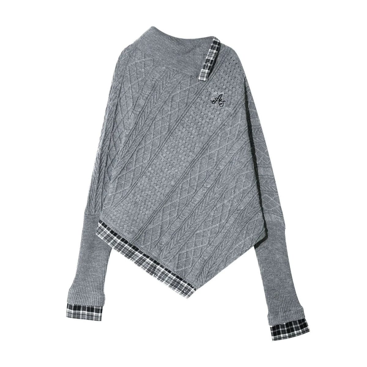 Bat Sleeve Knit With long Skirt Set-Up