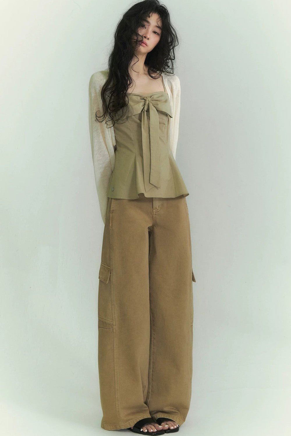 Batwing Bamboo Cardigan Set-Up