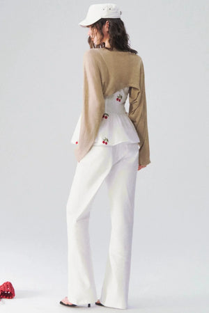 Batwing Bamboo Cardigan Set-Up