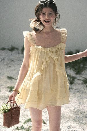 Beach Vacation Babydoll Dress