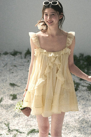 Beach Vacation Babydoll Dress