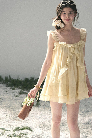 Beach Vacation Babydoll Dress