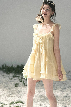 Beach Vacation Babydoll Dress