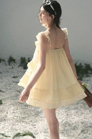 Beach Vacation Babydoll Dress