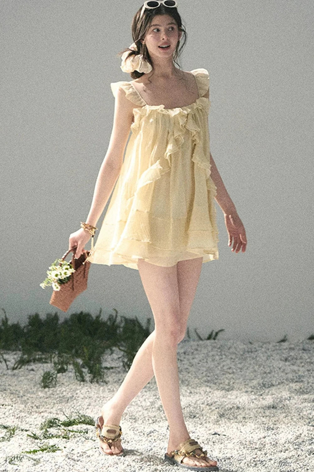 Beach Vacation Babydoll Dress