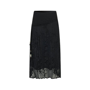 Beaded Asymmetric Skirt