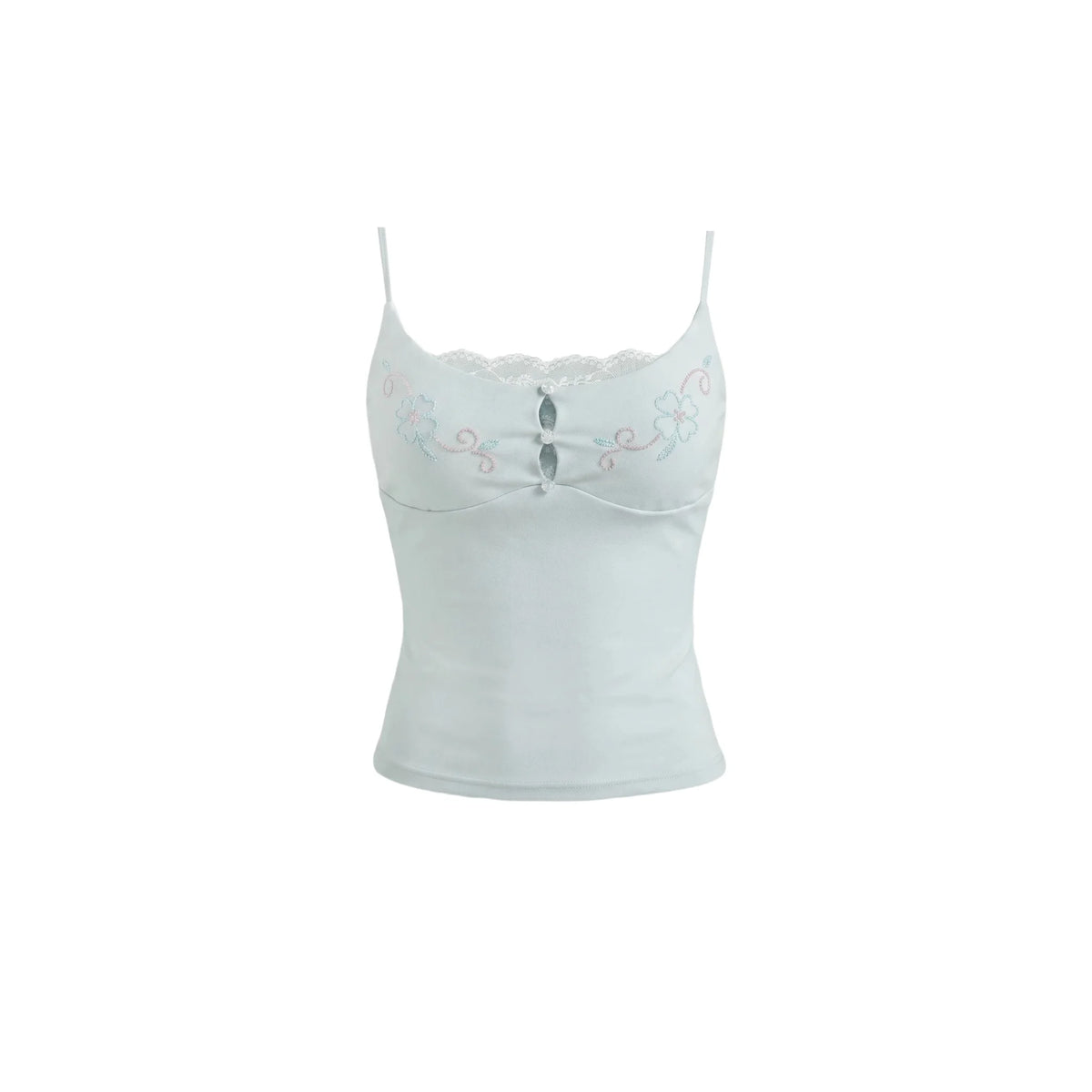 Beaded Embroidery Lace Camisole Top