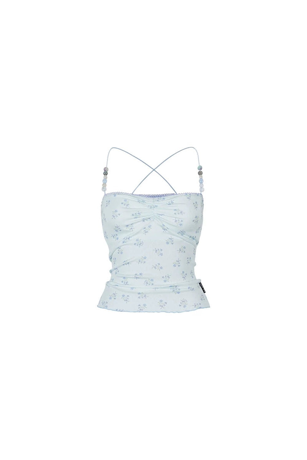 Beaded Floral Camisole Top