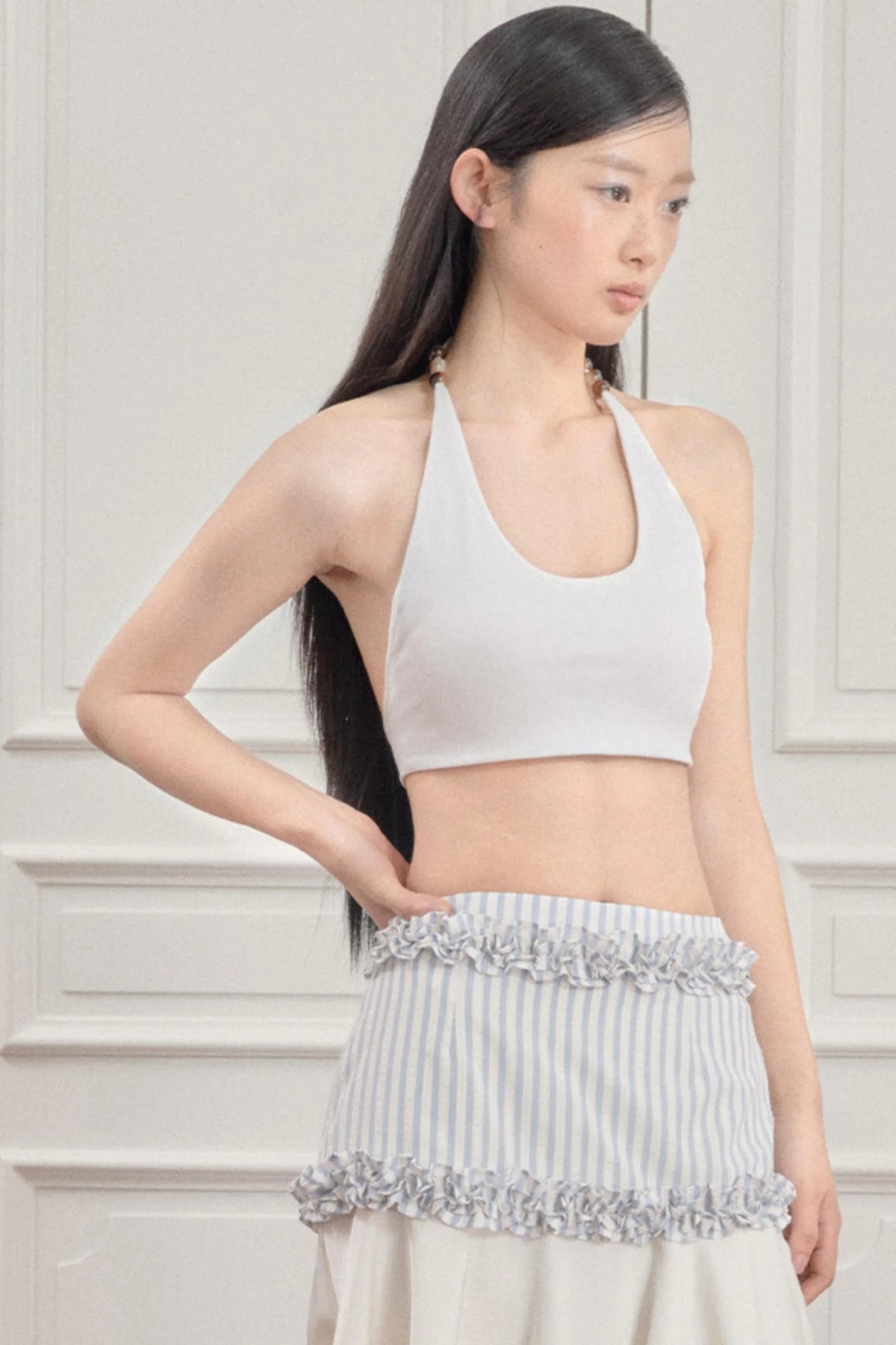 Beaded Halter Top
