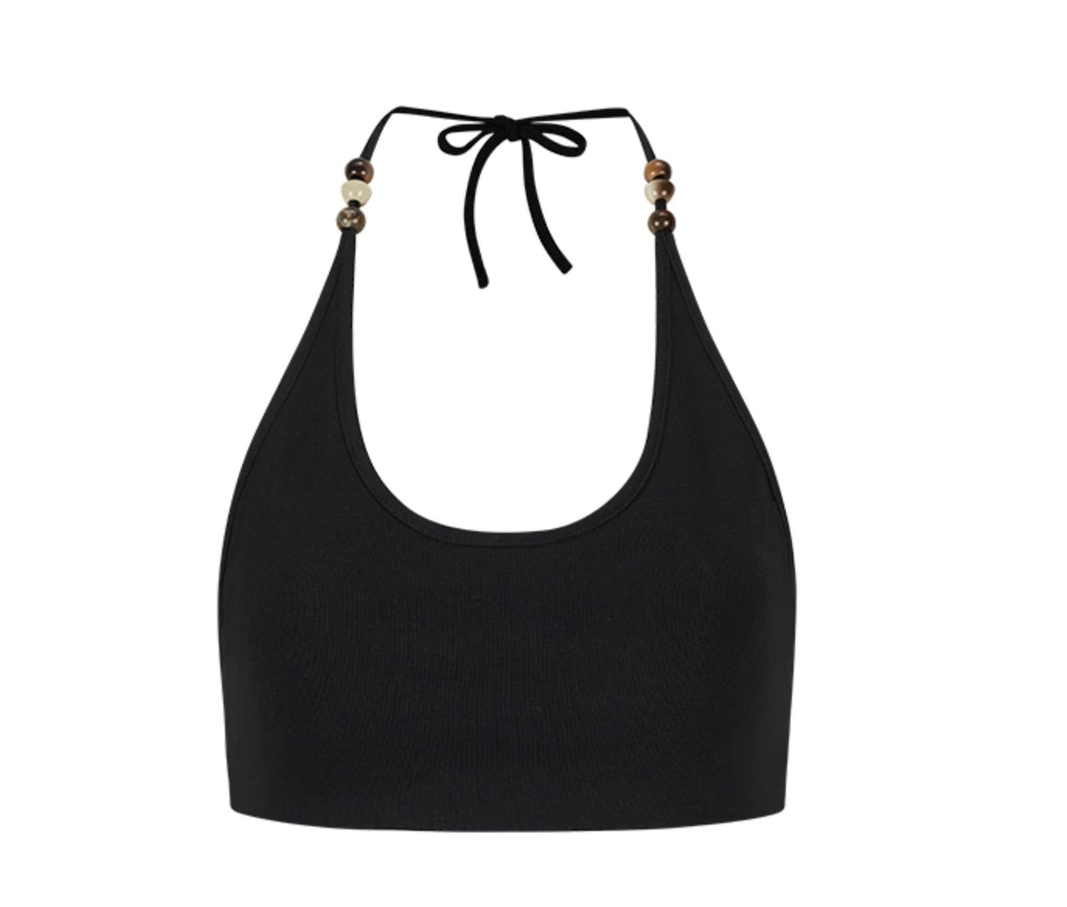 Beaded Halter Top