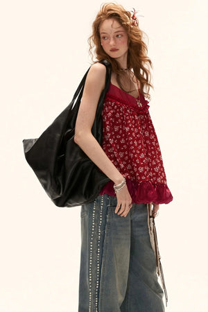 Beaded Retro Washed Jeans