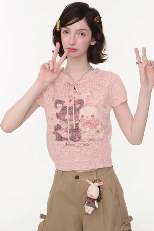 Bear and Rabbit Summer Top