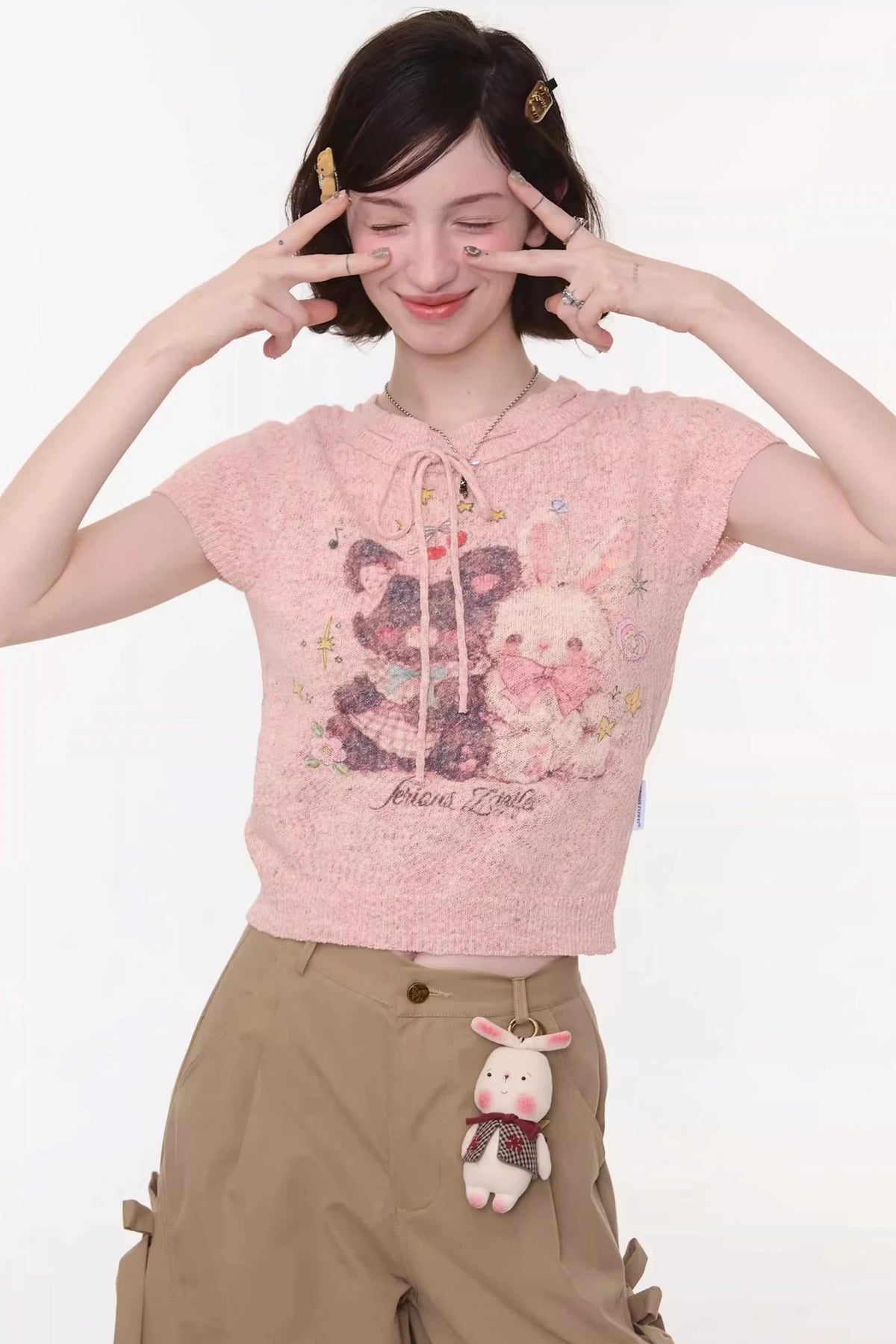 Bear and Rabbit Summer Top