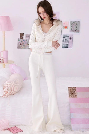 Bear Print Sweater Suspender Set-Up
