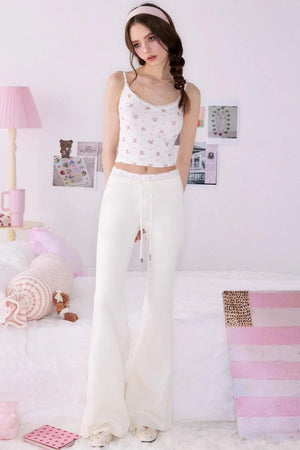 Bear Print Sweater Suspender Set-Up