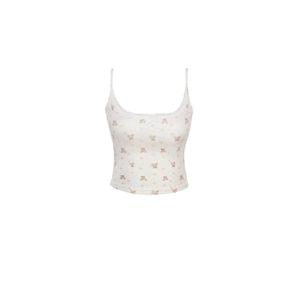 Bear Print Sweater Suspender Set-Up