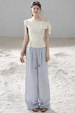 Before the Sunset Lace Off-Shoulder Top