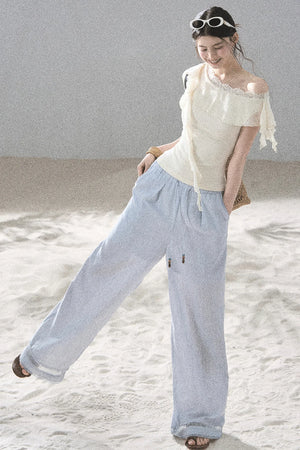 Before the Sunset Lace Off-Shoulder Top