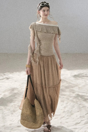 Before the Sunset Lace Off-Shoulder Top