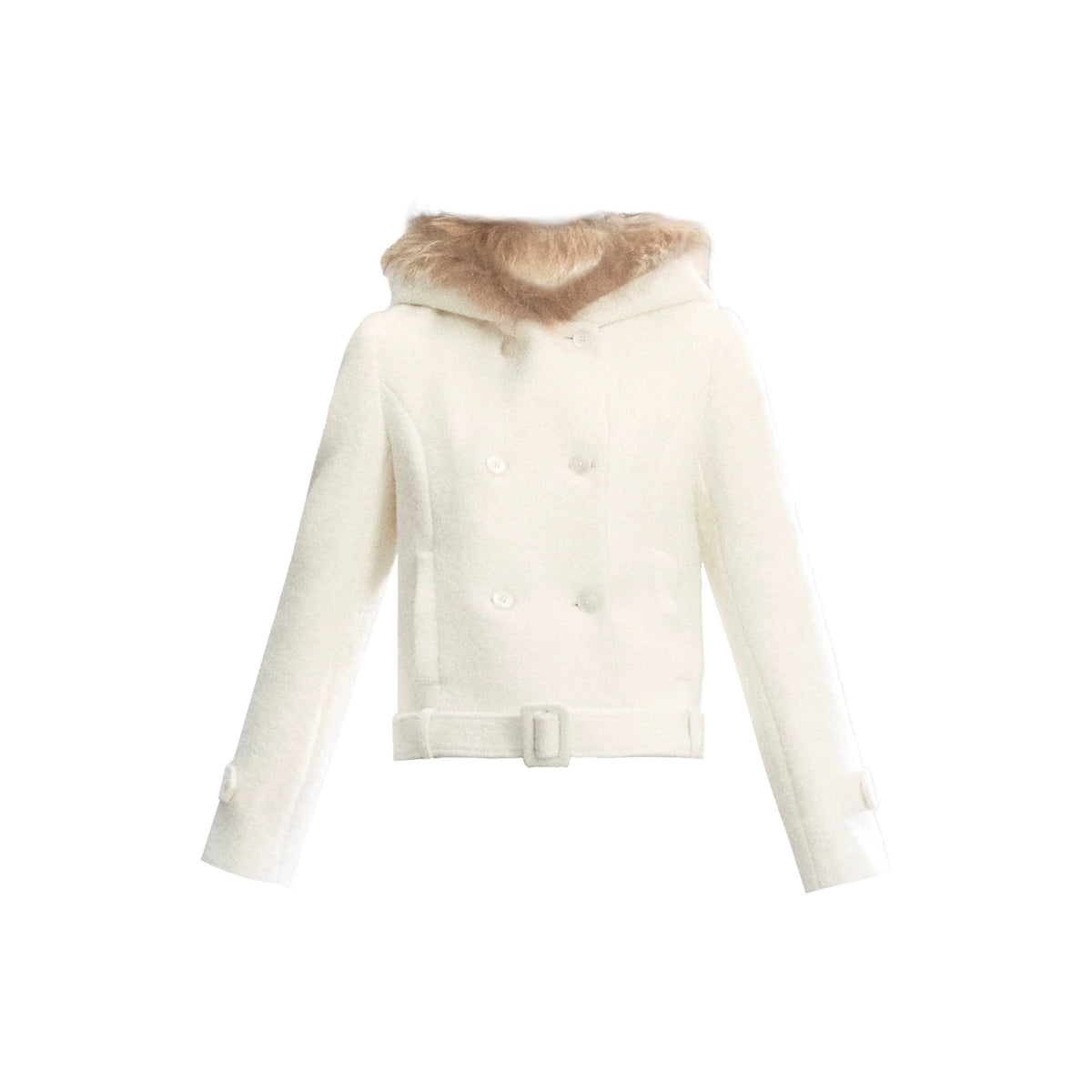 Beige Tweed Coat