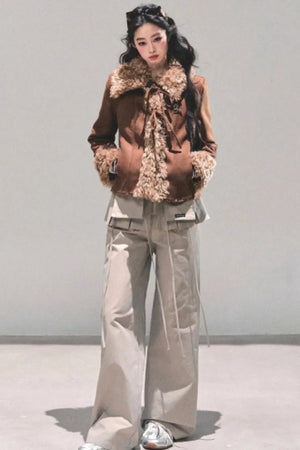 Bella Wide-Leg Workwear Pants
