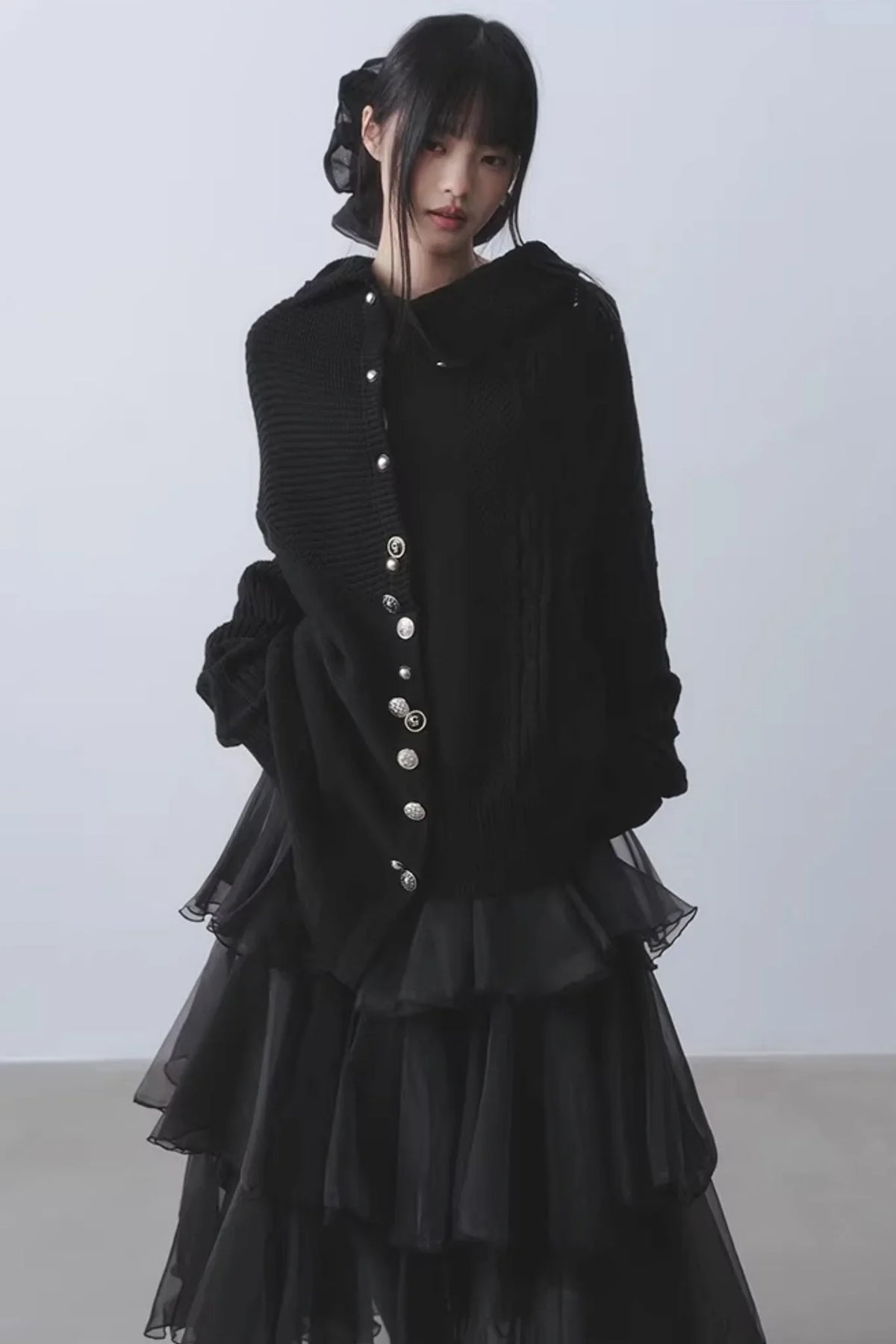 Berlin Night Off-Shoulder Cardigan
